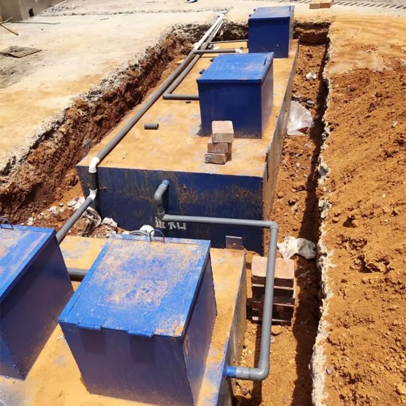 Maetud olmekanalisatsiooni keskmise suurusega seadmed